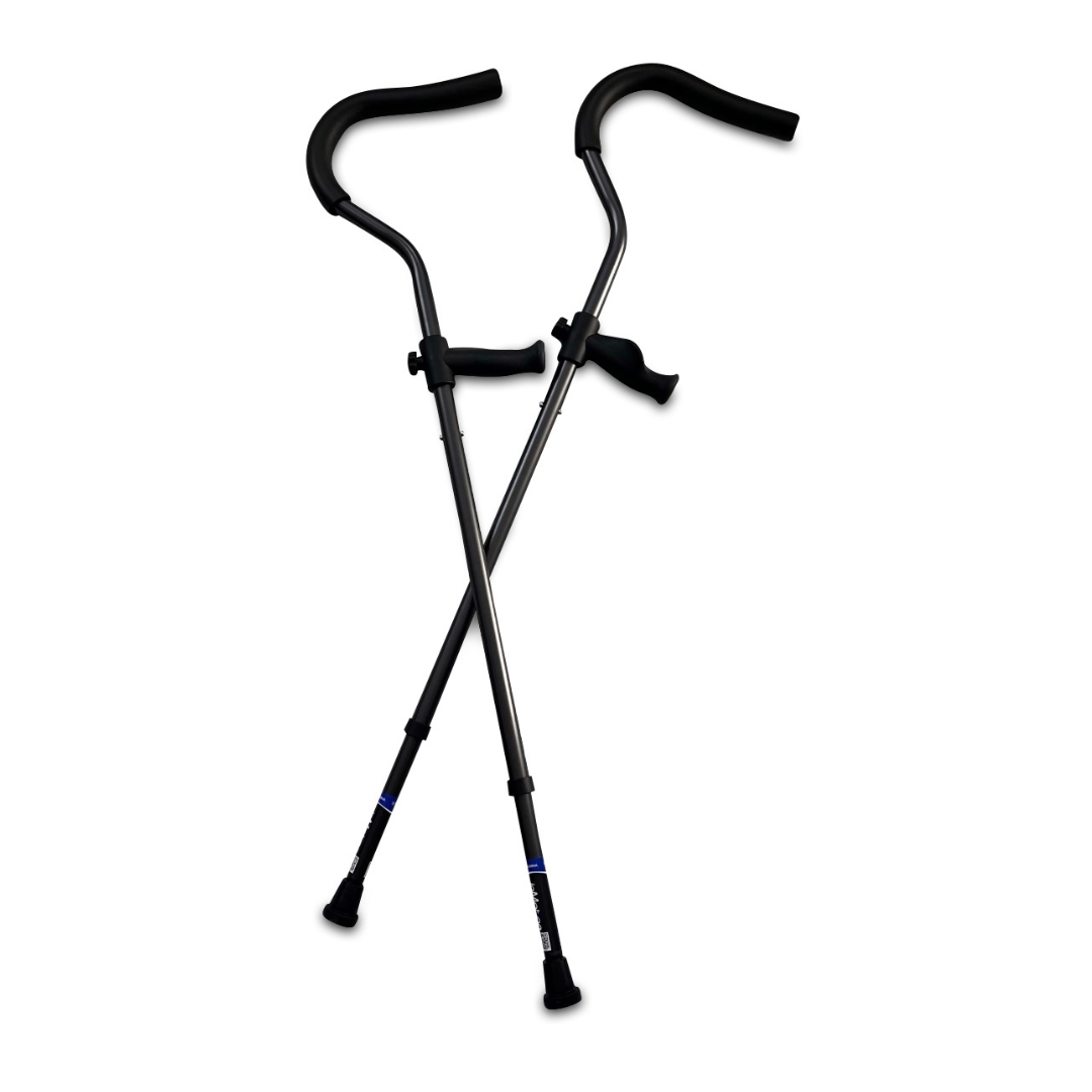 Millennial Medical Freedom Life Crutch with Ergonomic Handles & Articulating Tips - Fits Up to 6'0" - Senior.com Crutches